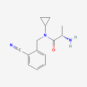 (S)-2-Amino-N-(2-cyano-benzyl)-N-cyclopropyl-propionamide - 