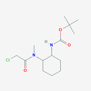 {2-[(2-Chloro-acetyl)-methyl-amino]-cyclohexyl}-carbamic acid tert-butyl ester - 