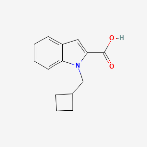 1-(Cyclobutylmethyl)-1H-indole-2-carboxylic acid - 