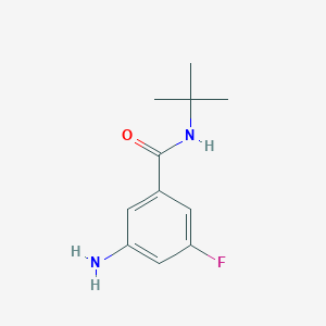 3-Amino-N-tert-butyl-5-fluorobenzamide - 