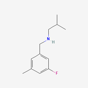 [(3-Fluoro-5-methylphenyl)methyl](2-methylpropyl)amine - 