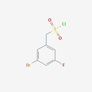 (3-Bromo-5-fluorophenyl)methanesulfonyl chloride - 