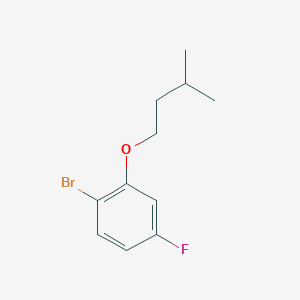 1-Bromo-4-fluoro-2-iso-pentyloxybenzene - 