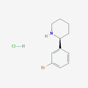 (S)-2-(3-bromophenyl)piperidine hydrochloride - 
