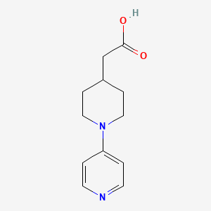 2-[1-(Pyridin-4yl)piperidin-4-yl]acetic acid - 