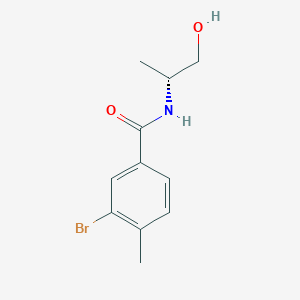 3-Bromo-N-[(2R)-1-hydroxypropan-2-yl]-4-methylbenzamide - 