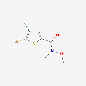 5-bromo-N-methoxy-N,4-dimethylthiophene-2-carboxamide - 