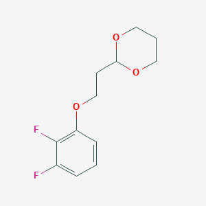 2-(2-(2,3-Difluorophenoxy)ethyl)-1,3-dioxane - 