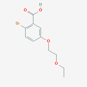 2-Bromo-5-(2-ethoxyethoxy)benzoic acid - 