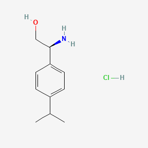 (S)-2-Amino-2-(4-isopropylphenyl)ethan-1-ol hydrochloride - 