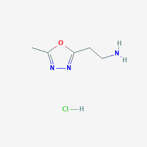 2-(5-methyl-1,3,4-oxadiazol-2-yl)ethanamine Hydrochloride - 
