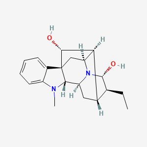 (1S,9R,10S,12R,13S,14R,16S,17S,18R)-13-ethyl-8-methyl-8,15-diazahexacyclo[14.2.1.01,9.02,7.010,15.012,17]nonadeca-2,4,6-triene-14,18-diol - 
