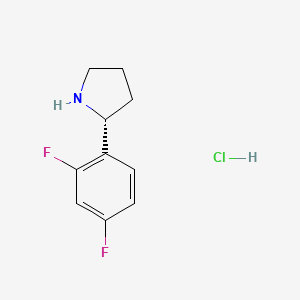 (R)-2-(2,4-Difluorophenyl)pyrrolidine hydrochloride - 