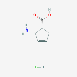(1R,2S)-2-aminocyclopent-3-ene-1-carboxylic acid hydrochloride - 
