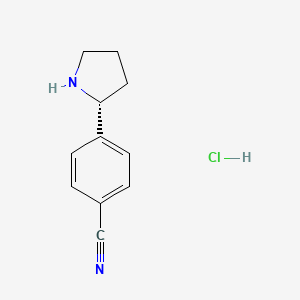 (r)-4-(Pyrrolidin-2-yl)benzonitrile hydrochloride - 