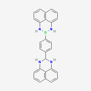 2-(4-(2,3-Dihydro-1H-perimidin-2-yl)phenyl)-2,3-dihydro-1H-naphtho[1,8-de][1,3,2]diazaborinine - 