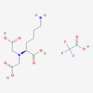 (2S)-6-amino-2-[bis(carboxymethyl)amino]hexanoic acid;2,2,2-trifluoroacetic acid - 