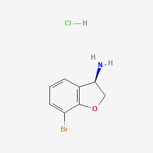 (R)-7-Bromo-2,3-dihydrobenzofuran-3-amine hydrochloride - 