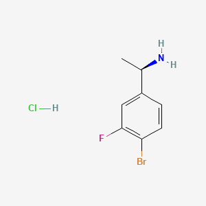 (R)-1-(4-Bromo-3-fluorophenyl)ethan-1-amine hydrochloride - 