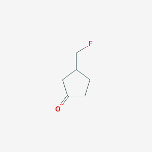 3-(Fluoromethyl)cyclopentan-1-one - 