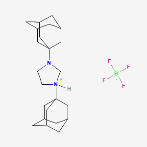 1,3-Bis(1-adamantyl)imidazolidin-1-ium;tetrafluoroborate - 