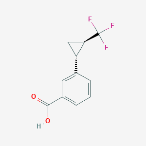 3-((1R,2R)-2-(Trifluoromethyl)cyclopropyl)benzoic acid - 