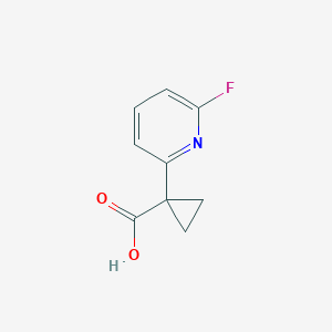 1-(6-Fluoro-2-pyridyl)cyclopropanecarboxylic acid - 