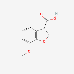7-Methoxy-2,3-dihydrobenzofuran-3-carboxylic acid - 