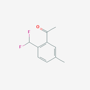 1-(2-(Difluoromethyl)-5-methylphenyl)ethan-1-one - 