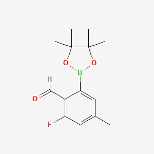 3-Fluoro-2-formyl-5-methylphenylboronic acid pinacol ester - 