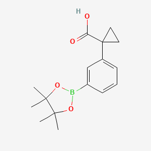1-(3-(4,4,5,5-Tetramethyl-1,3,2-dioxaborolan-2-yl)phenyl)cyclopropane-1-carboxylic acid - 