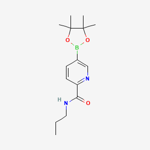 N-Propyl-5-(tetramethyl-1,3,2-dioxaborolan-2-yl)pyridine-2-carboxamide - 