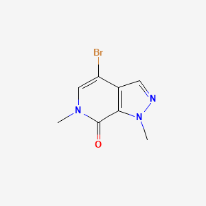 4-Bromo-1,6-dimethyl-1H-pyrazolo[3,4-c]pyridin-7(6H)-one - 