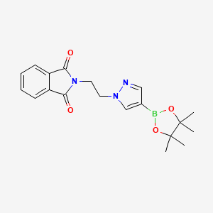 1-[2-(1,3-Dioxoisoindol-2-yl)ethyl]pyrazole-4-boronic acid pincol ester - 