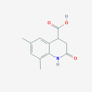 6,8-Dimethyl-2-oxo-1,2,3,4-tetrahydroquinoline-4-carboxylic acid - 