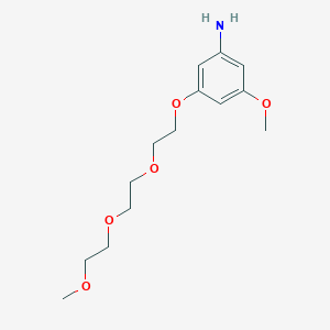 3-Methoxy-5-(2-(2-(2-methoxyethoxy)ethoxy)ethoxy)aniline - 