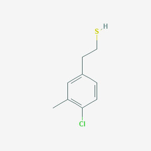 2-(4-Chloro-3-methylphenyl)ethanethiol - 