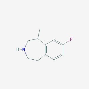 8-Fluoro-1-methyl-2,3,4,5-tetrahydro-1h-3-benzazepine - 