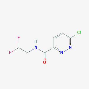 6-chloro-N-(2,2-difluoroethyl)pyridazine-3-carboxamide - 