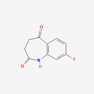 8-fluoro-2,3,4,5-tetrahydro-1H-1-benzazepine-2,5-dione - 