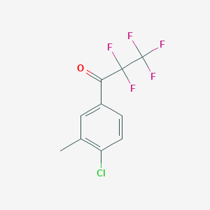 4'-Chloro-3'-methyl-2,2,3,3,3-pentafluoropropiophenone - 