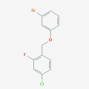 1-((3-Bromophenoxy)methyl)-4-chloro-2-fluorobenzene - 