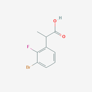 2-(3-Bromo-2-fluorophenyl)propanoic acid - 
