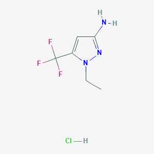 1-Ethyl-5-(trifluoromethyl)-1H-pyrazol-3-amine hydrochloride - 