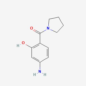 (4-Amino-2-hydroxyphenyl)(pyrrolidin-1-yl)methanone - 