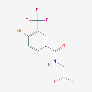 4-Bromo-N-(2,2-difluoroethyl)-3-(trifluoromethyl)benzamide - 