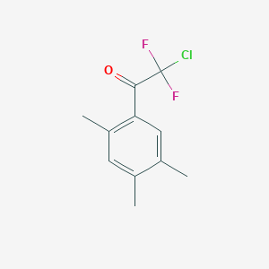 2-Chloro-2,2-difluoro-1-(2,4,5-trimethylphenyl)ethanone - 