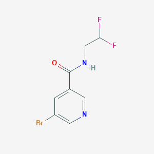 5-Bromo-N-(2,2-difluoroethyl)nicotinamide - 