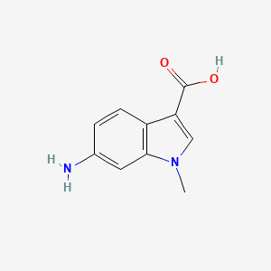 6-amino-1-methyl-1H-indole-3-carboxylic acid - 