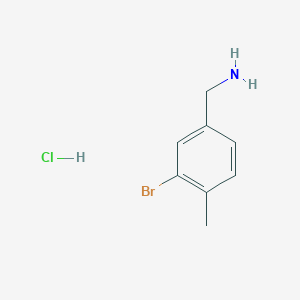 (3-Bromo-4-methylphenyl)methanamine hydrochloride - 